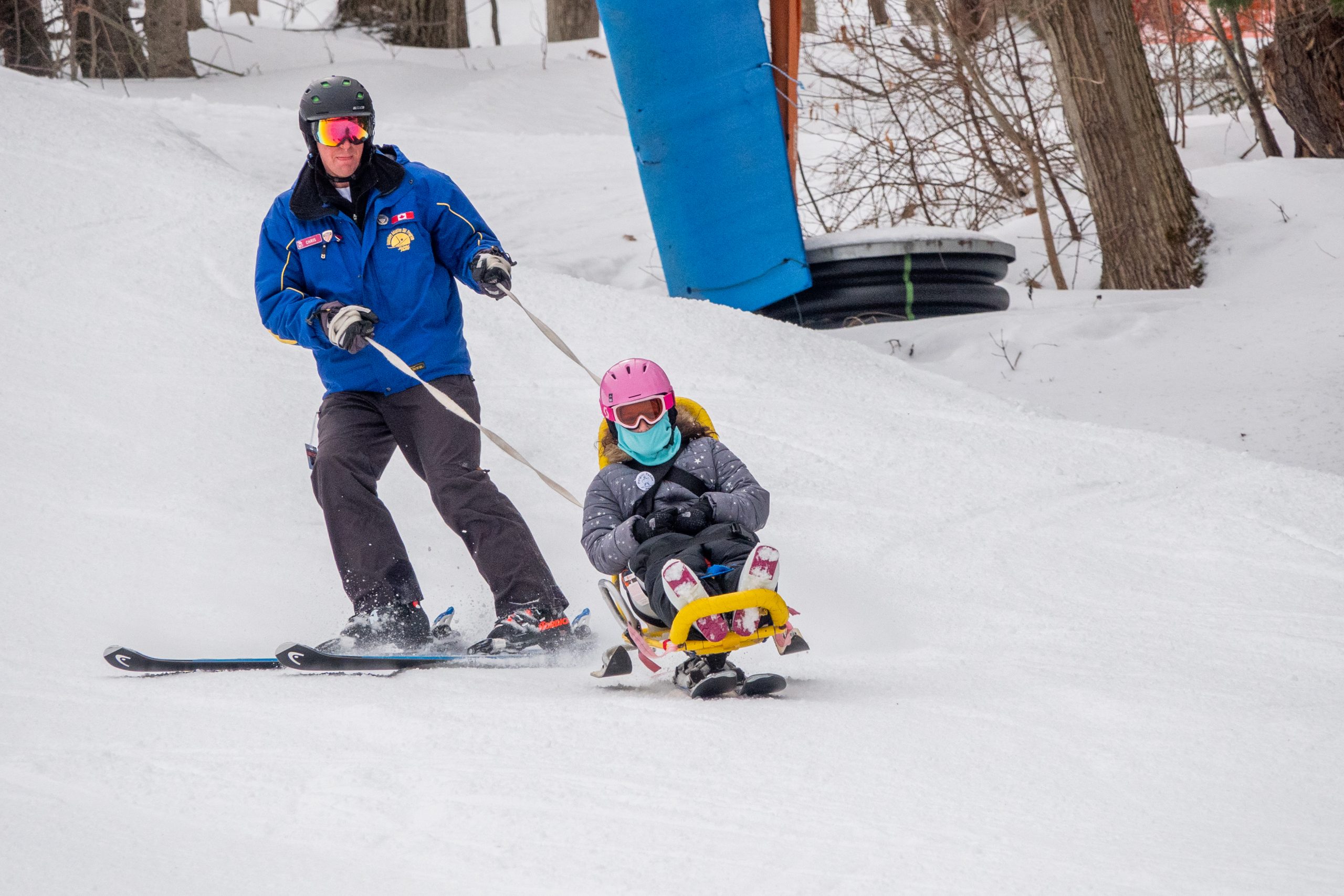 Lounsbury Adaptive Ski Program Holiday Valley Helps Empower Fallen Skiers